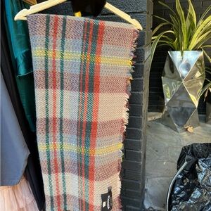 Pendleton Multicolor Plaid Wool Scarf